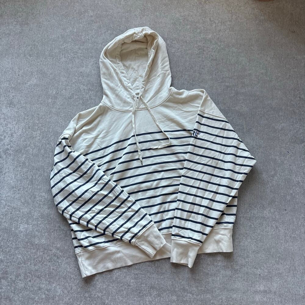 Ralph Lauren Striped Cotton Hoodie Sweater - Picture 2 of 5